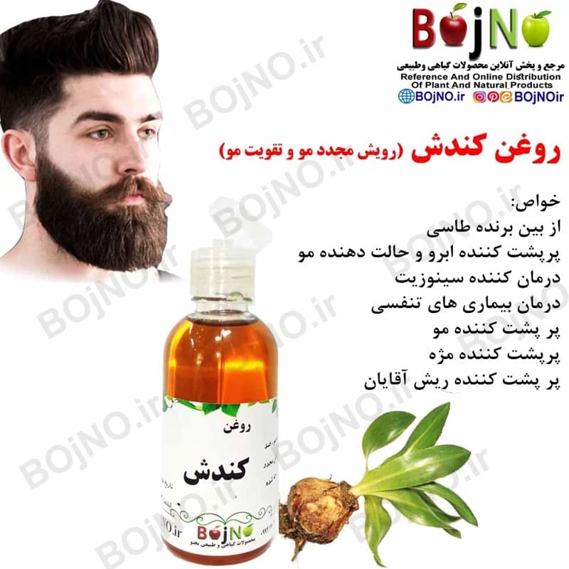 روغن کندش | تقویت، جلوگیری از ریزش و رویش مجدد مو — تصویر ۲