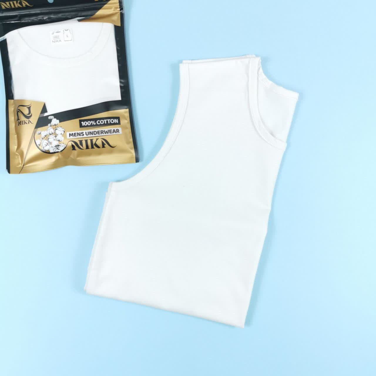 زیرپوش مردانه استین حلقه ای پنبه سوپر سفید سایز بندی L XL 2XL کد محصول:24111 | حداقل قابل سفارش:6عدد |