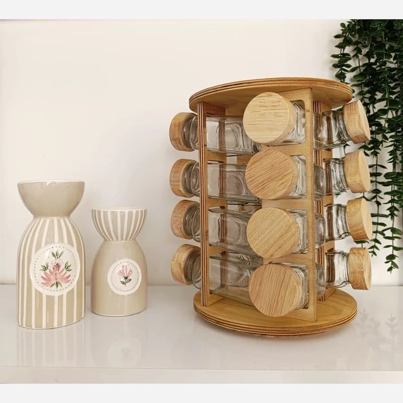 جاادویه مکارتی گردان 16تایی (استند چوبی)( پس کرایه-تیپاکس)