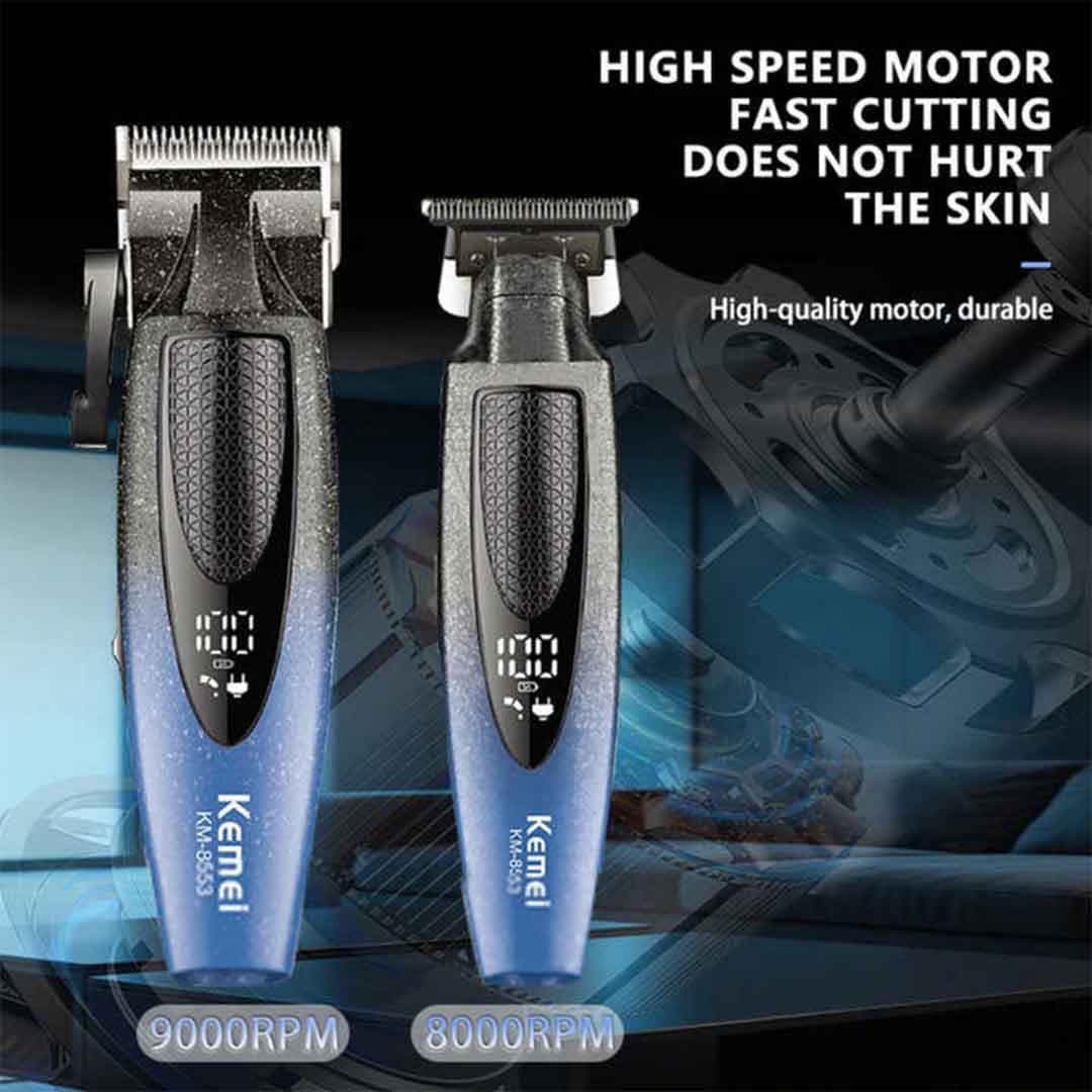 ست دستگاه اصلاح موی سر و صورت کیمی مدل Kemei KM-8553