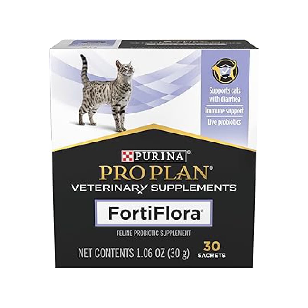 پودر پروبیوتیک گربه پروپلن ساشه 1گرمی_Purina Pro Plan Fortiflora feline Probiotic