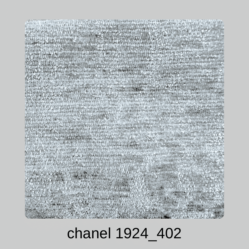 پارچه مخمل شانل طوسی روشن کد 402_1924