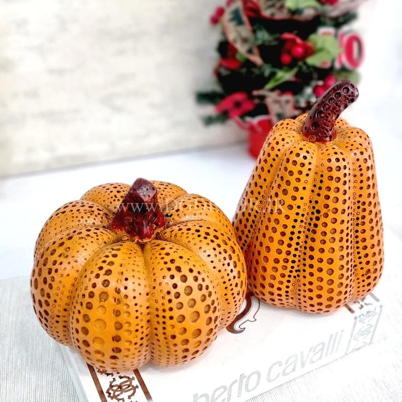 مجسمه کدو دکوراتیو طرح دایره ای