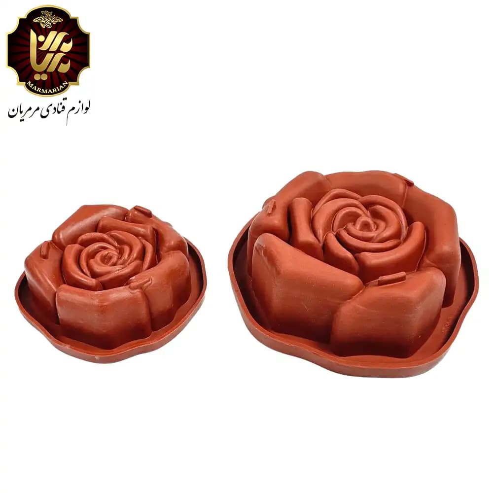 قالب سیلیکون دسری گل رز مارگاریتا در 2 سایز