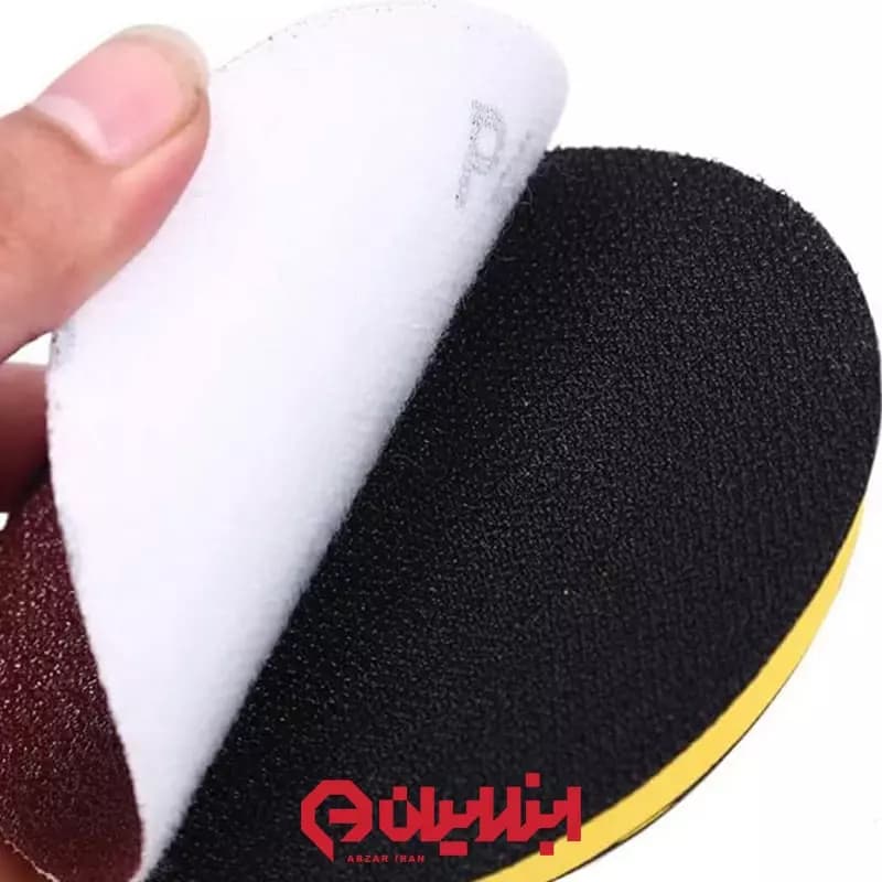 کاغذ سنباده پشت کرکی مینی قطر 115 میلیمتر مش 80 نورس مدل NR-AS80 — تصویر ۴