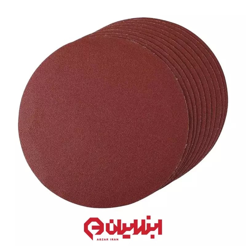 کاغذ سنباده پشت کرکی مینی قطر 115 میلیمتر مش 80 نورس مدل NR-AS80