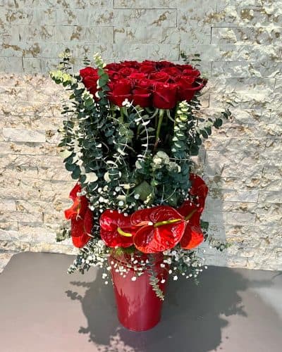 گل برای تبریک روز زن مادر شوهر به عروس
