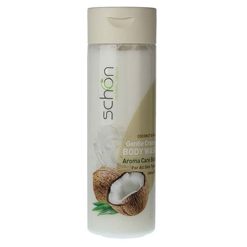 شامپو بدن کرمی شون مدل Coconut And Milk حجم 300 میلی لیتر
