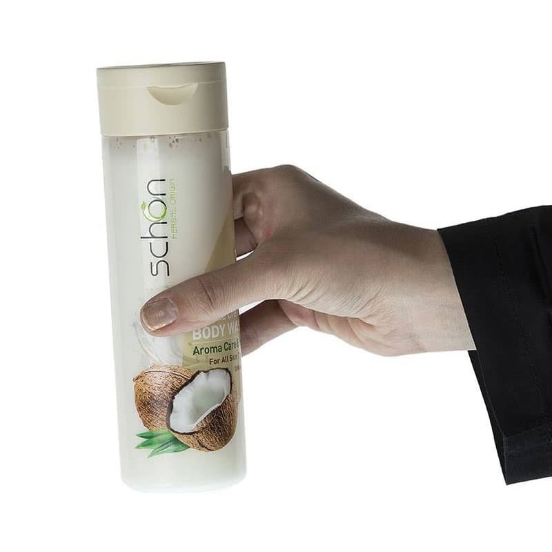 شامپو بدن کرمی شون مدل Coconut And Milk حجم 300 میلی لیتر — تصویر ۴