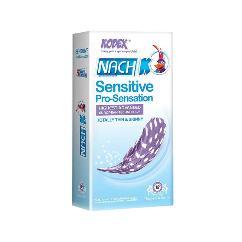 کاندوم کدکس مدل Senditive Pro-Sensation بسته 12 عددی