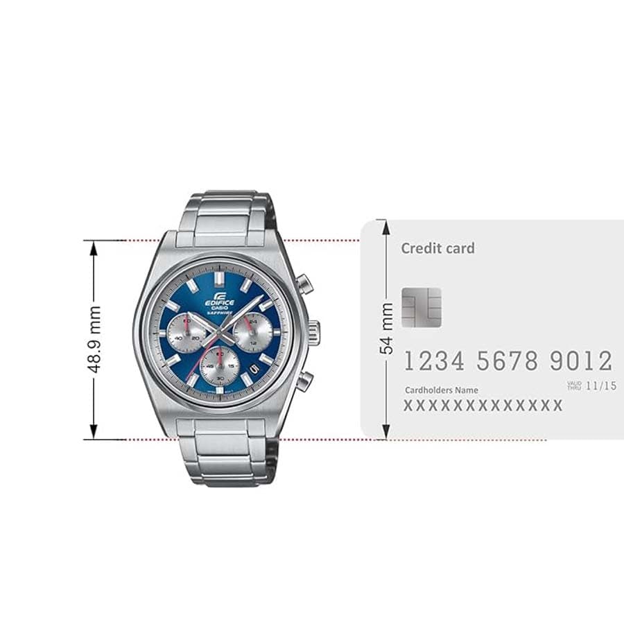 ساعت مردانه کاسیو (Casio) اصل|مدل EFB-730D-2AVUDF — تصویر ۱۱