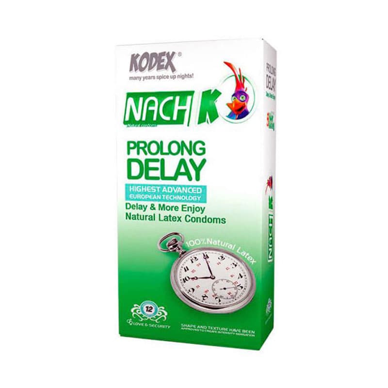 کاندوم تاخیری کدکس مدل Prolong Delay تعداد ۱۲ عددی