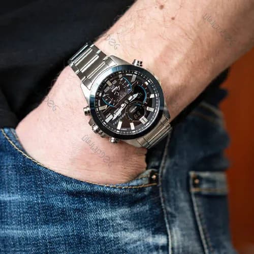 ساعت مردانه کاسیو (Casio) اصل|مدل ECB-30DB-1ADF — تصویر ۴