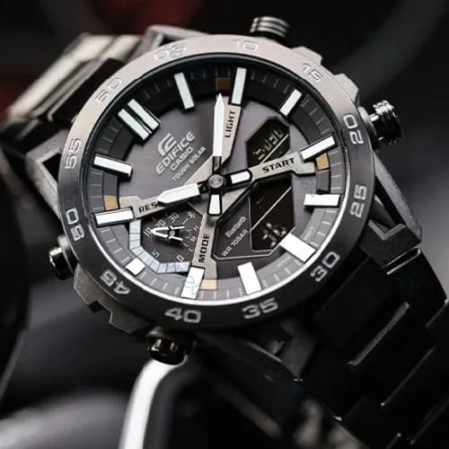 ساعت مردانه کاسیو (Casio) اصل|مدل ECB-2000DC-1BDF — تصویر ۵