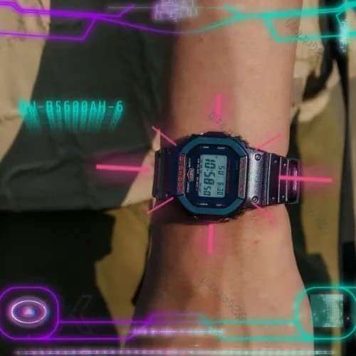 ساعت مردانه کاسیو (Casio) اصل|مدل DW-B5600AH-6DR — تصویر ۴