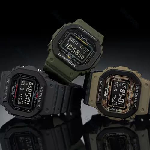 ساعت مردانه کاسیو (Casio) اصل|مدل DW-5610SU-8DR — تصویر ۵