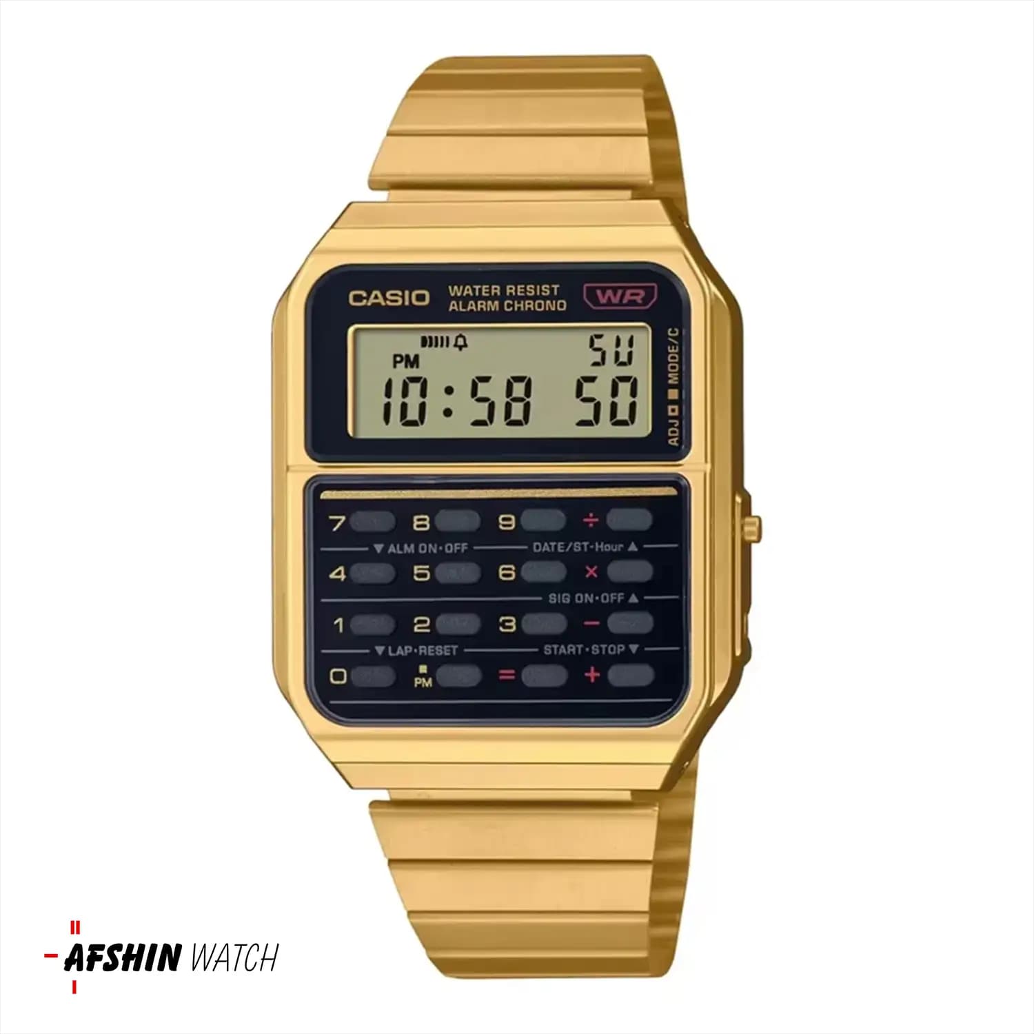 ساعت مردانه کاسیو (Casio) اصل|مدل CA-500WEG-1ADF — تصویر ۸