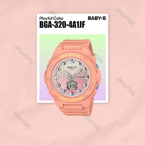ساعت زنانه کاسیو (Casio) اصل|مدل BGA-320-4A1DR — تصویر ۵