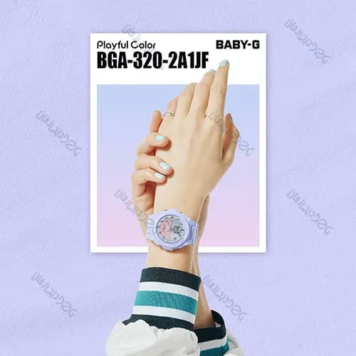 ساعت زنانه کاسیو (Casio) اصل|مدل BGA-320-2A1DR — تصویر ۲