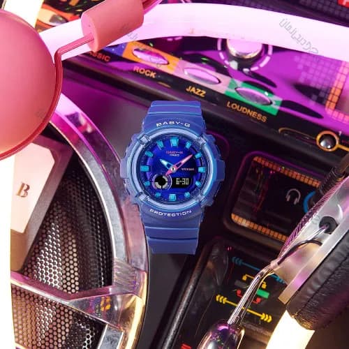 ساعت زنانه کاسیو (Casio) اصل|مدل BGA-280DN-2ADR — تصویر ۵
