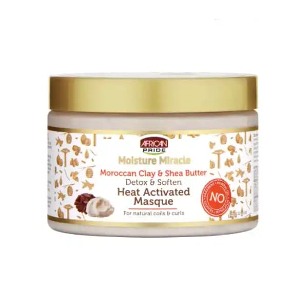 ماسک مو آفریکن پراید Moisture Miracle Moroccan Clay & Shea Butter حجم 340 گرم