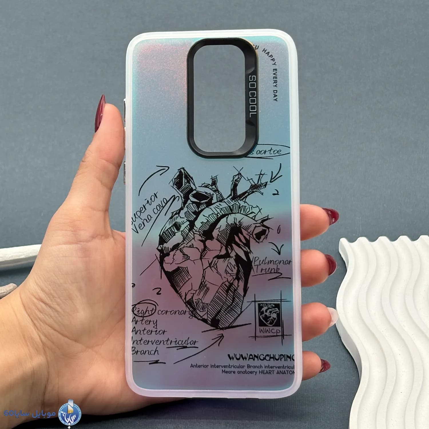 قاب موبایل Xiaomi Redmi Note 8 pro مدل So Cool طرح قلب — تصویر ۲