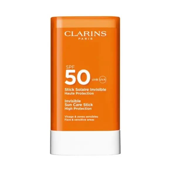 استیک ضد آفتاب بی‌رنگ کلارنس SPF50 مدل Invisible Sun Care Stick حجم 17 گرم — تصویر ۴