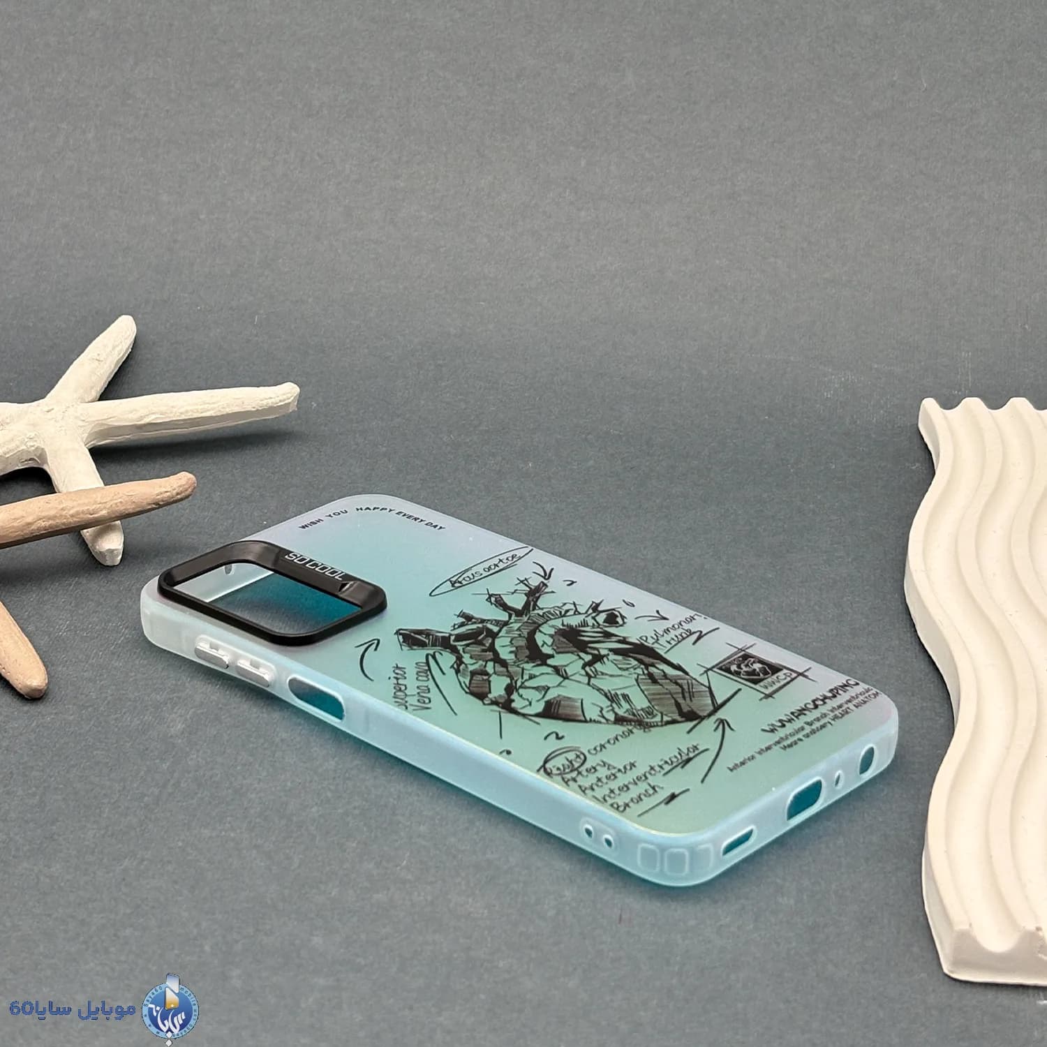 قاب موبایل Galaxy A25 مدل So Cool طرح قلب — تصویر ۳