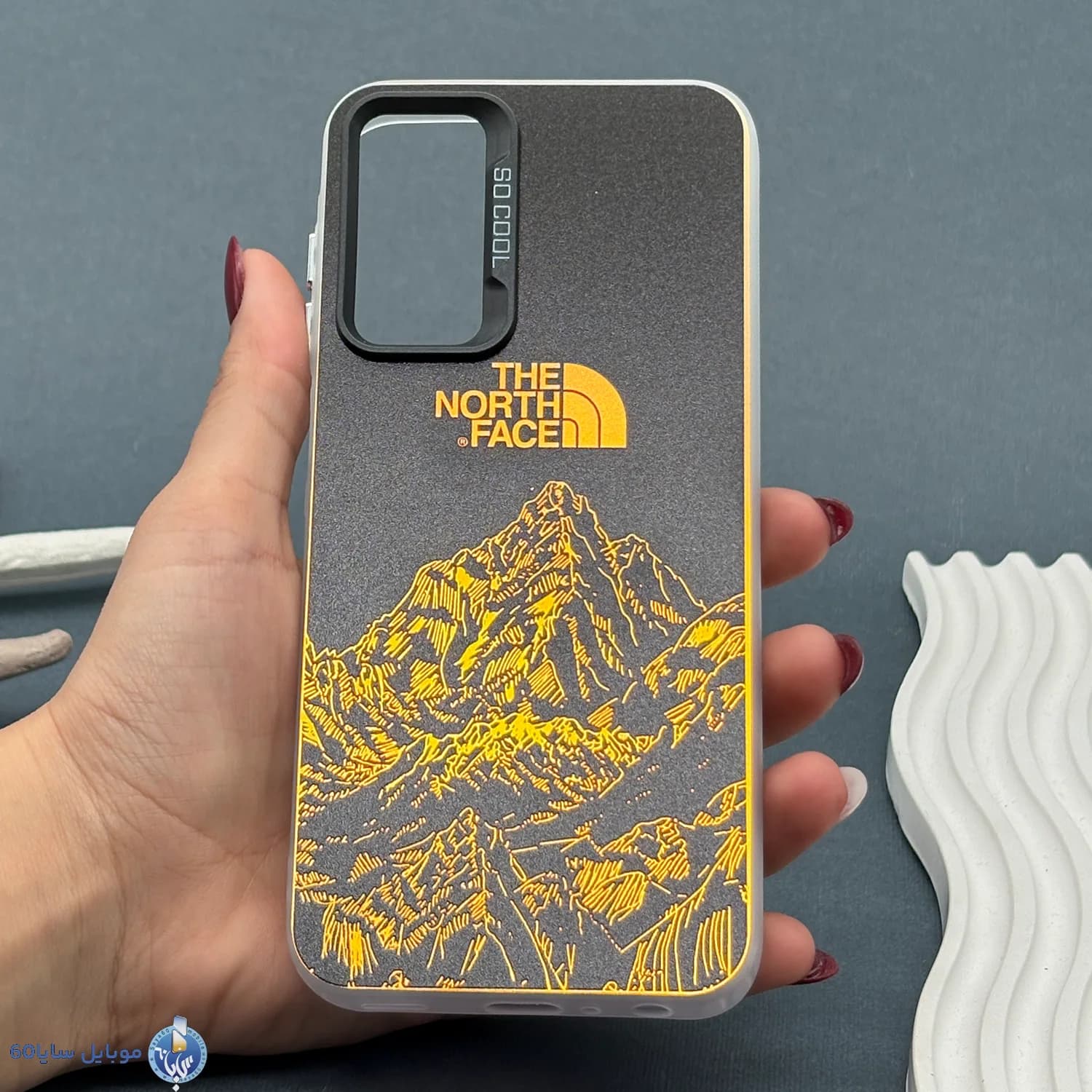 قاب موبایل Galaxy A25 مدل So Cool طرح نورث فیس — تصویر ۴