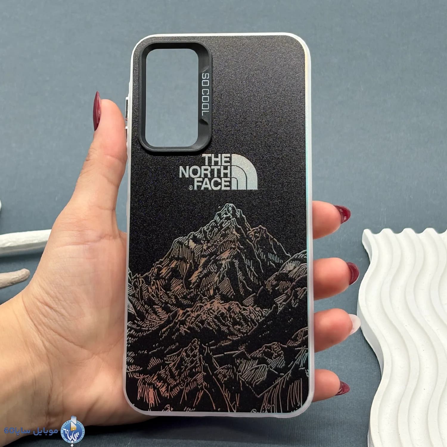 قاب موبایل Galaxy A25 مدل So Cool طرح نورث فیس — تصویر ۲