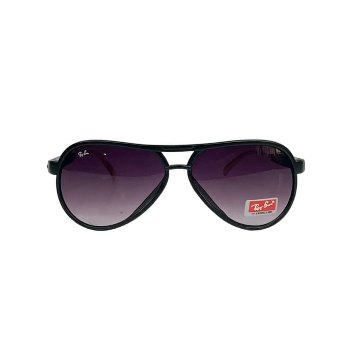 عینک آفتابی مردانه برند Ray ban فریم کائوچو مشکی یووی 400