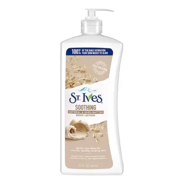لوسیون بدن سنت ایوز مدل Soothing Oatmeal & Shea Butter حجم 621 میل — تصویر ۲