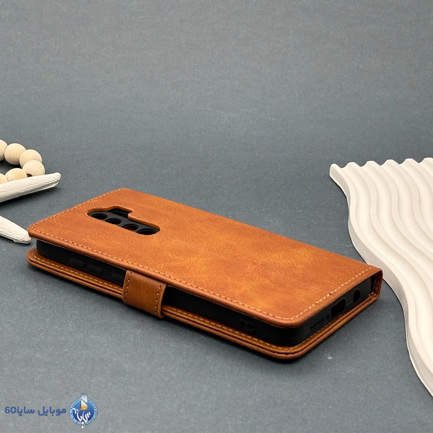 قاب موبایل XIAOMI NOTE 8 PRO مدل کیف جاکارتی چرمی — تصویر ۵