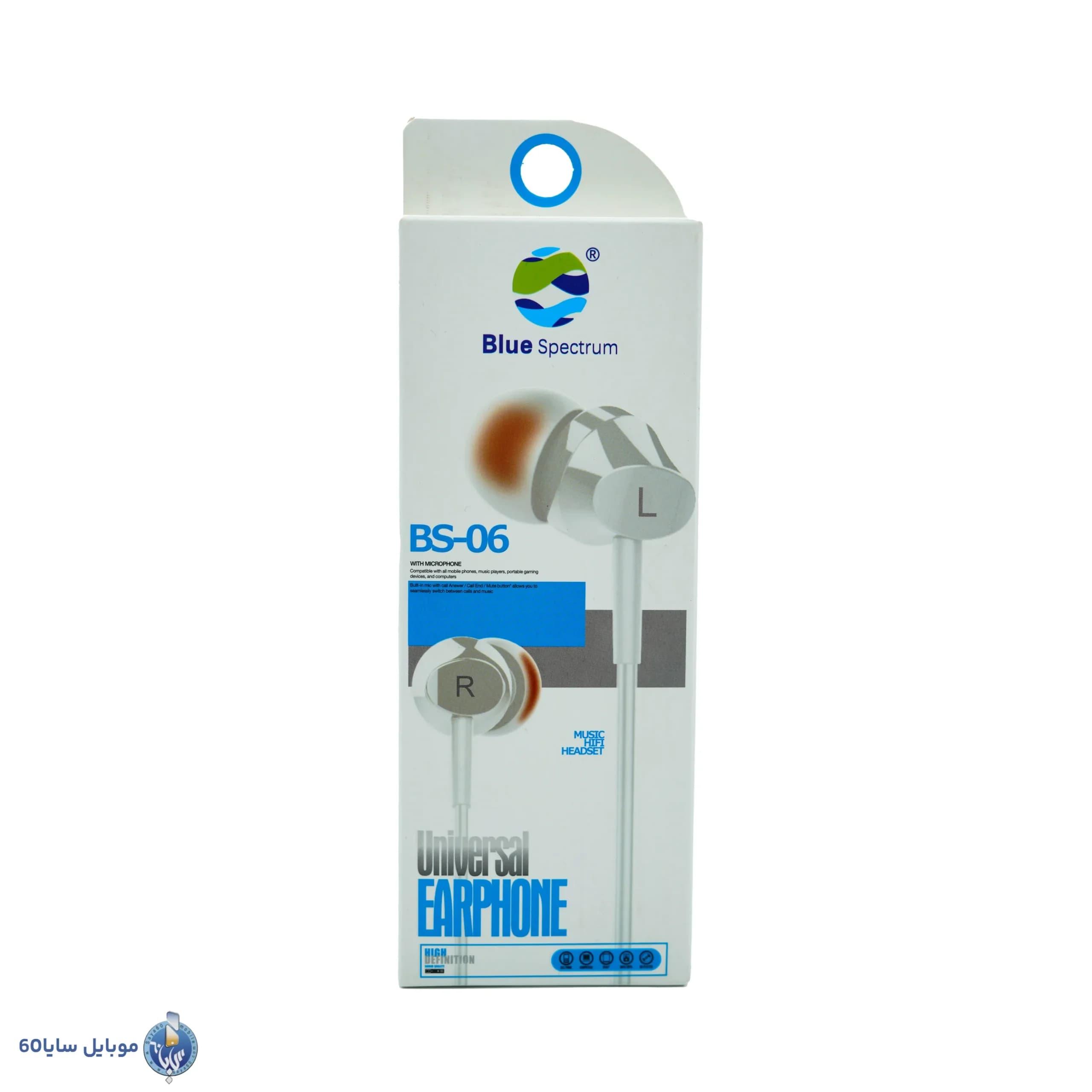 هندزفری سیمی BLUE SPECTRUM مدل BS-06 — تصویر ۲
