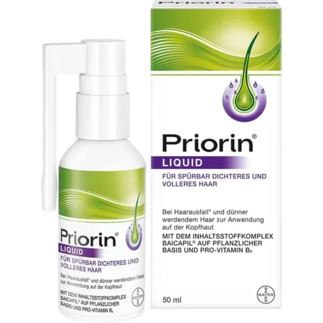 محلول ضد ریزش و تقویت کننده مو پریورین اصل آلمان 50 میل | Priorin Liquid — تصویر ۲
