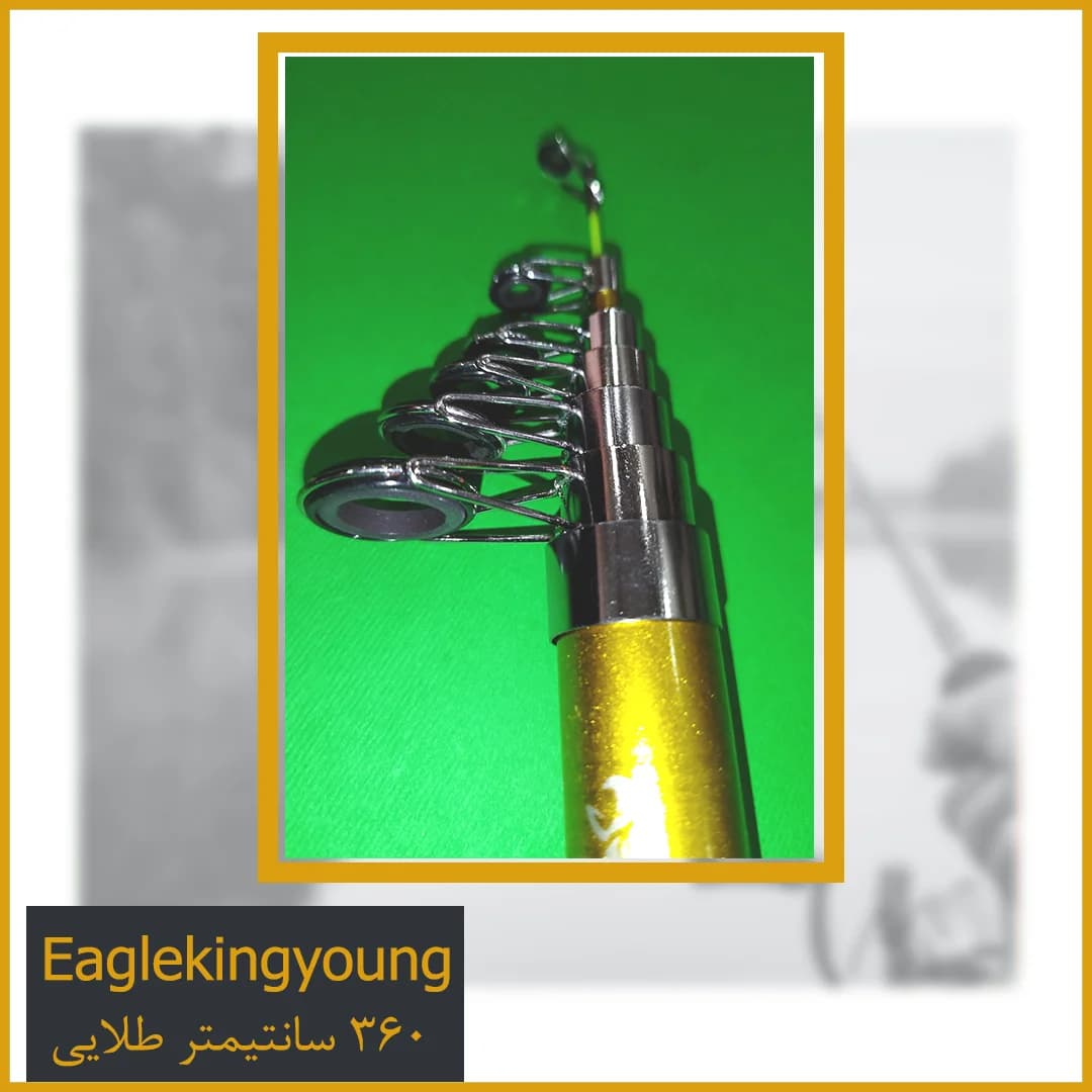 چوب ماهیگیری Eaglekingyoung 360 طلایی — تصویر ۳
