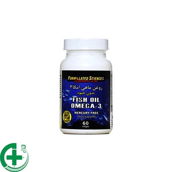 سافت ژل امگا 3 بدون جیوه فرمولیتد ساینسز | Fish Oil Formalated Sciences Omega 3 Mercury Free