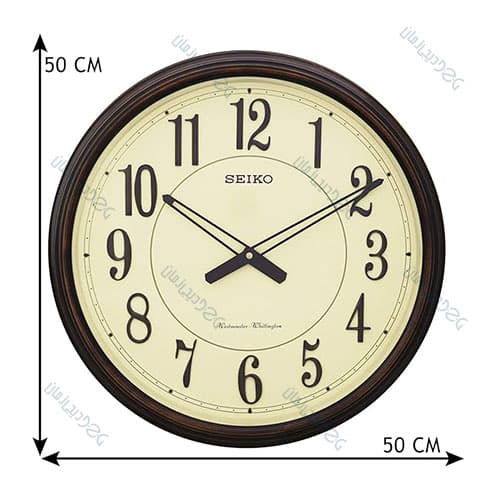 ساعت دیواری اصل|برند سیکو (seiko)|مدل QXD212B — تصویر ۴
