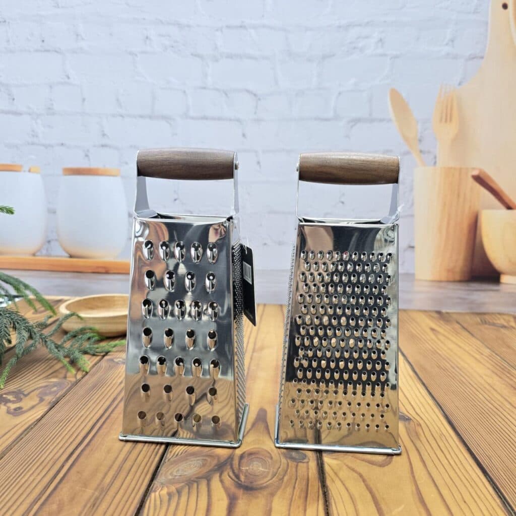 رنده 4 گوش استیل دسته چوبی برند شنگیا