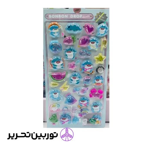استیکر شیشه ای برجسته