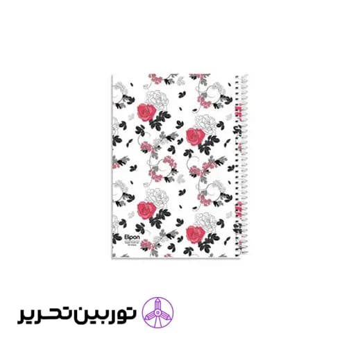 دفتر 100 برگ وزیری سیمی کلاسیک الیپون-طرح1