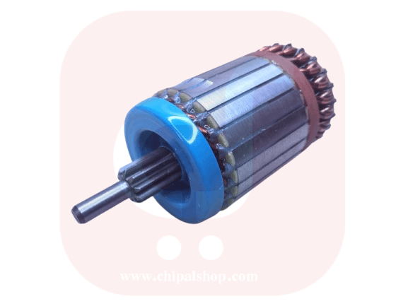 آرمیچر استارت چهار ذغاله جدید 10 دندانه مشترک (پژو405،سمند،پرشیا،206)