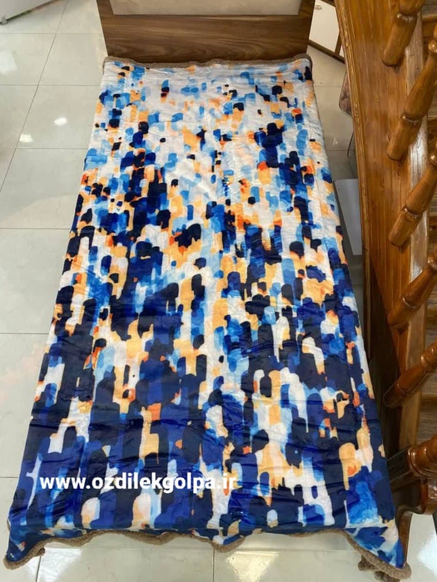 پتو یکنفره دو لایه پشت تدی طرح اسپرت برند پریسان مدل 12 سایز 160 در 220 — تصویر ۲