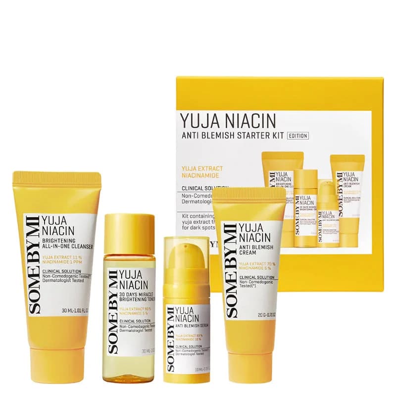 کیت روشن کننده 30 روزه یوجا نیاسین سام بای می | SOMEBYMI Yuja Niacin 30 Days Brightening Starter kit