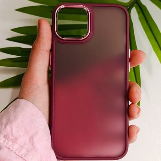 گارد Iphone 13/Iphone 14/ Iphone 15 طرح پشت مات رنگی
