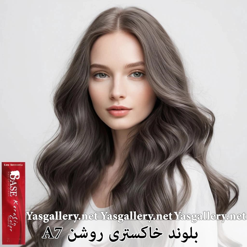 رنگ موی بیس کالر خاکستری — تصویر ۴