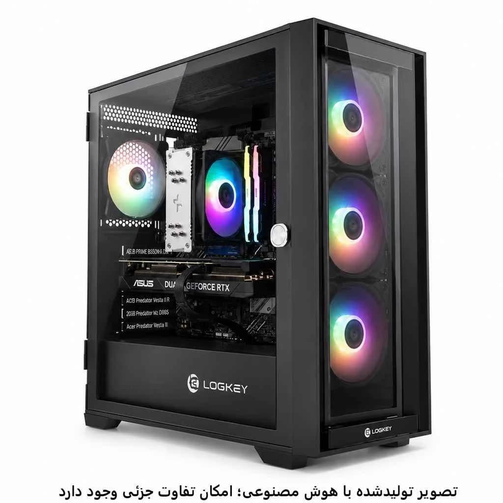 کیس اسمبل شده گیمینگ مختص بازی Counter Strike 2 کد CS-3