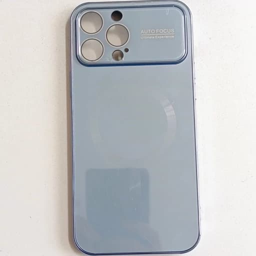 گارد محافظ گوشی آیفون 13 پرو مکس مدل لنز مگ سیف قاب و کاور رنگ آبی Iphone 13pro max