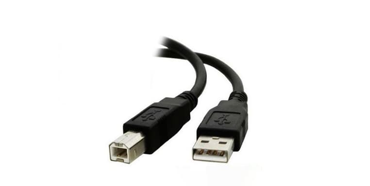 کابل پرینتر USB مشکی 5 متری | کابل USB 2.0 A to B مناسب پرینتر و اسکنر
