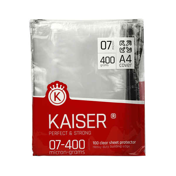 کاور کاغذ A4 کایزر کد SK700 بسته 100 عددی